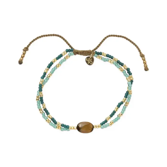 A BEAUTIFUL STORY BS SHINING TIGER EYE BRACELET