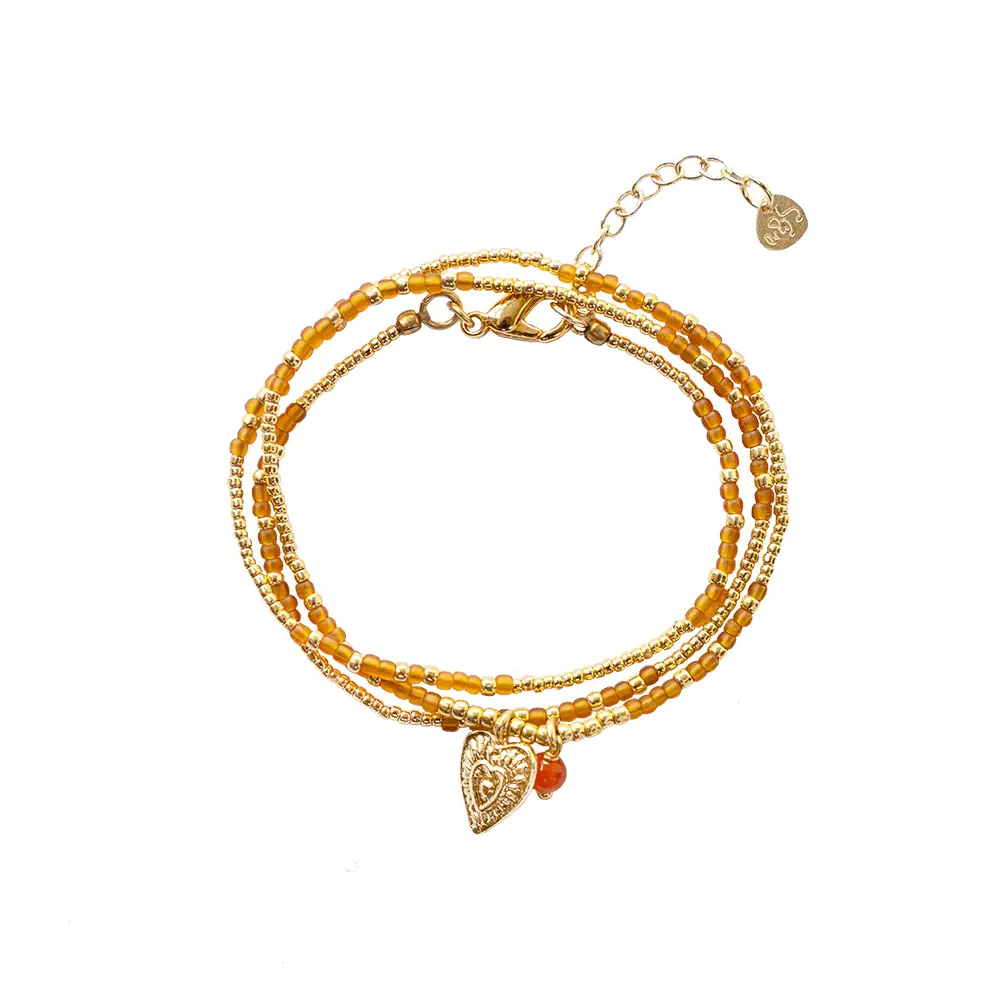 A BEAUTIFUL STORY BS HONORED CARNELIAN NECKLACE