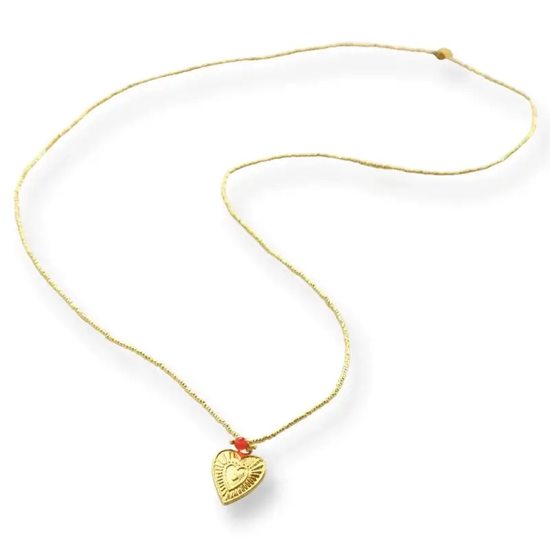 A BEAUTIFUL STORY BS PARADISE CARNELIAN (HARTJE ) NECKLACE