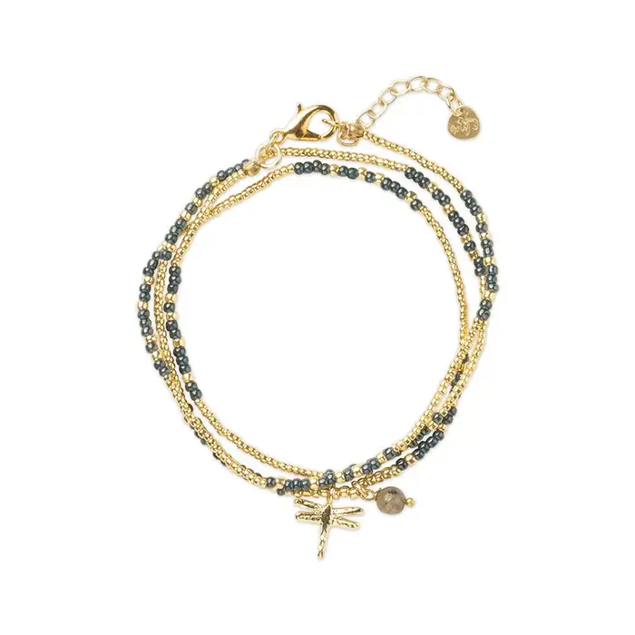 A BEAUTIFUL STORY BS HONORED LABRADORITE NECKLACE