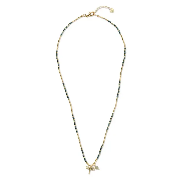 A BEAUTIFUL STORY BS HONORED LABRADORITE NECKLACE