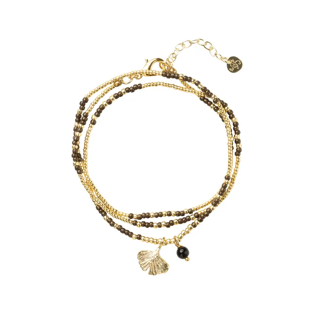 A BEAUTIFUL STORY BS HONORED BLACK ONYX  NECKLACE