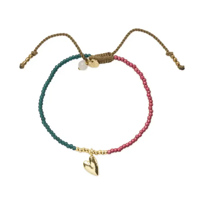 A BEAUTIFUL STORY BS HOPING ROSE QUARTZ BRACELET