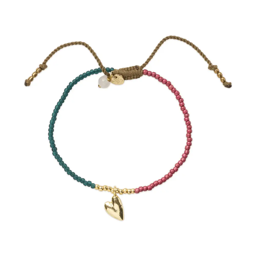 A BEAUTIFUL STORY BS HOPING ROSE QUARTZ BRACELET