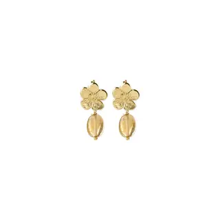 A BEAUTIFUL STORY BS EMBER ( bloem) CITRINE EARRINGS