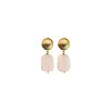 BS EASE ROSE QUARTZ EARRINGS