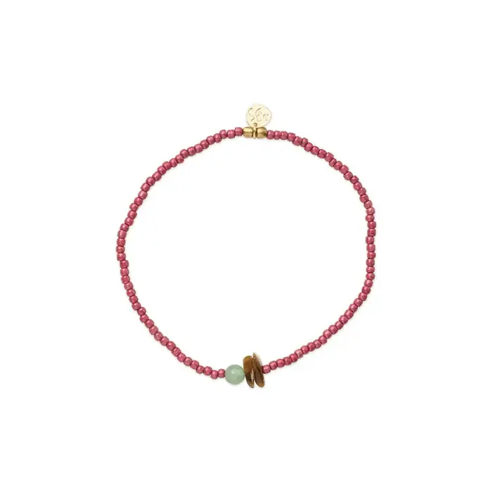 A BEAUTIFUL STORY BS SIREN TIGER EYE AVENTURINE BRACELET