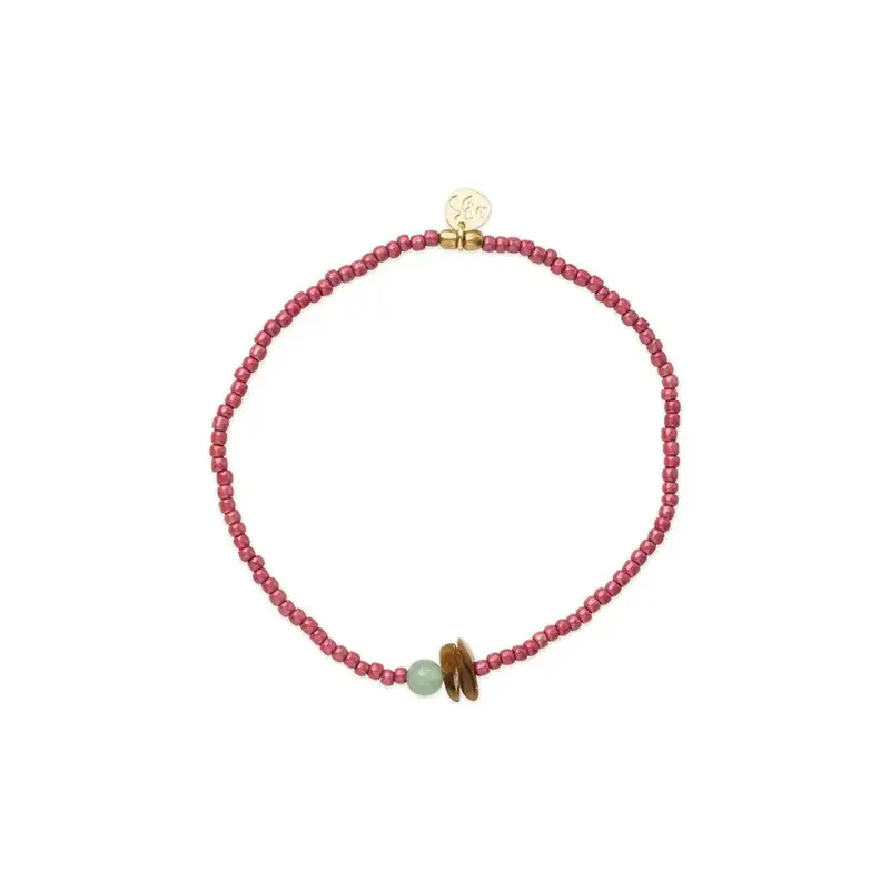 A BEAUTIFUL STORY BS SIREN TIGER EYE AVENTURINE BRACELET