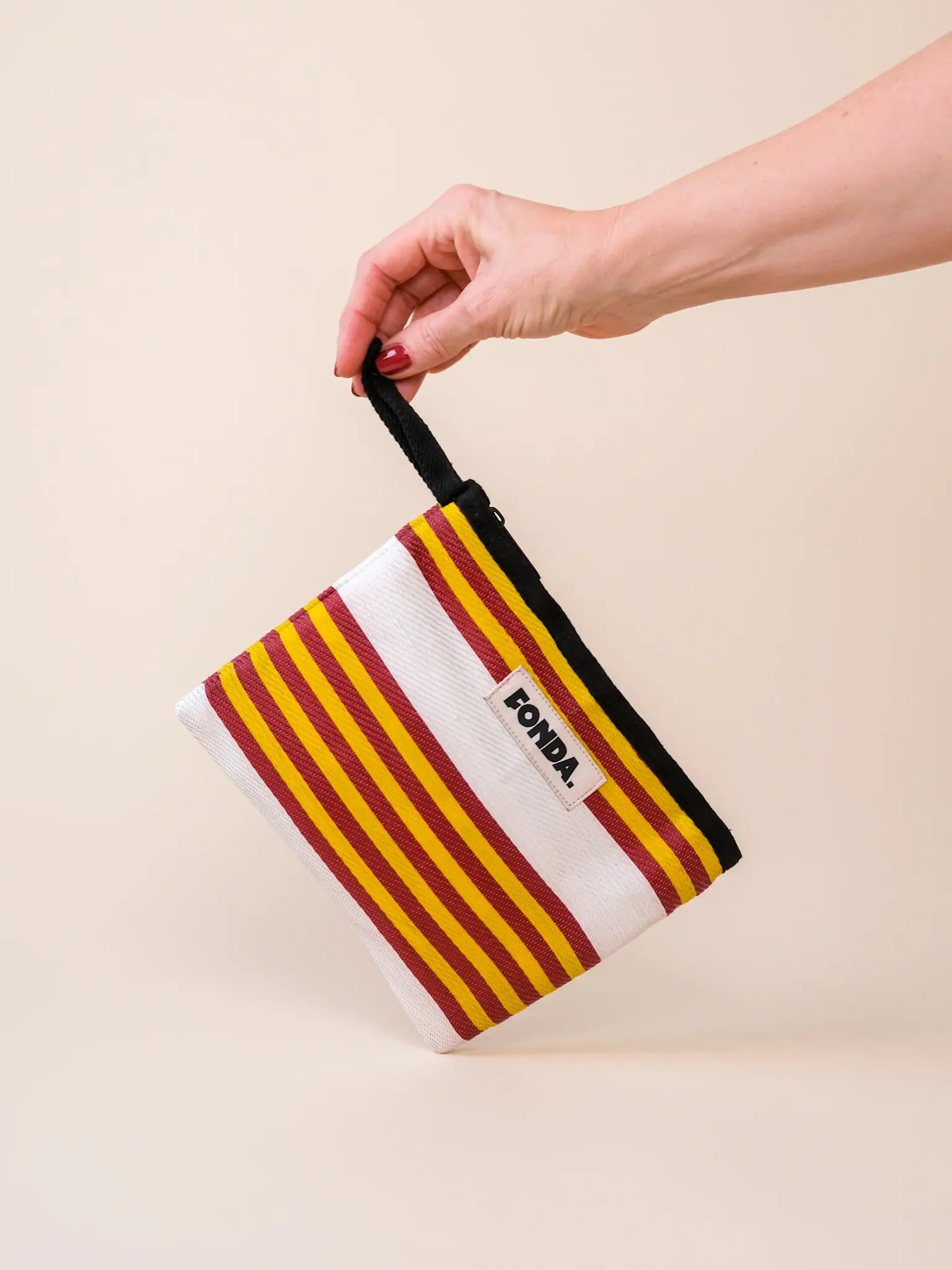 FONDA FONDA POUCH FLAT 003 (PAARS - GEEL)