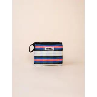 FONDA FONDA POUCH FLAT 007 (BLAUW - WIT)