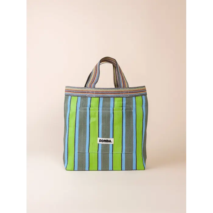 FONDA FONDA LUNCH BAG 008 (GROEN - BLAUW)