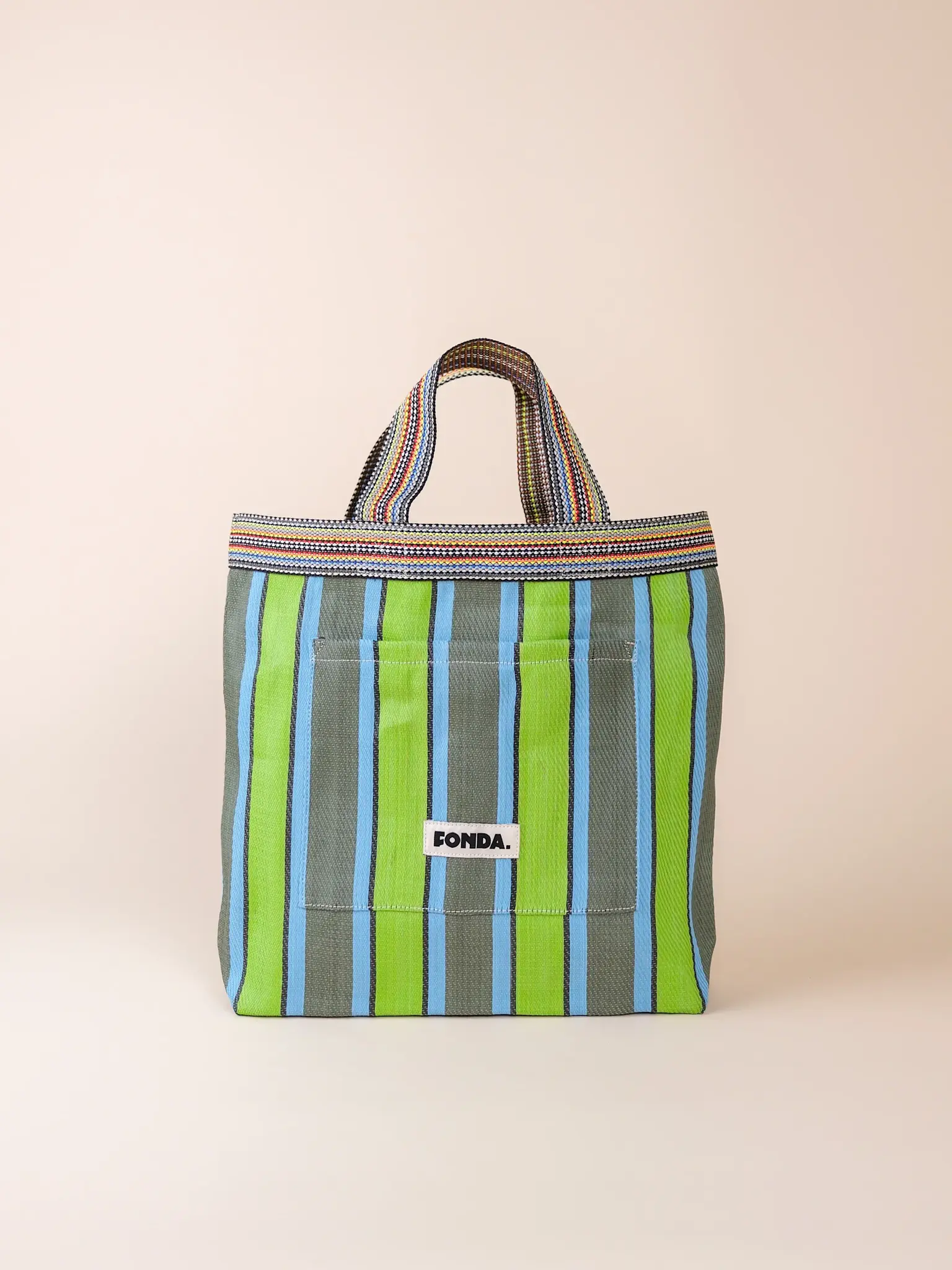 FONDA FONDA LUNCH BAG 008 (GROEN - BLAUW)