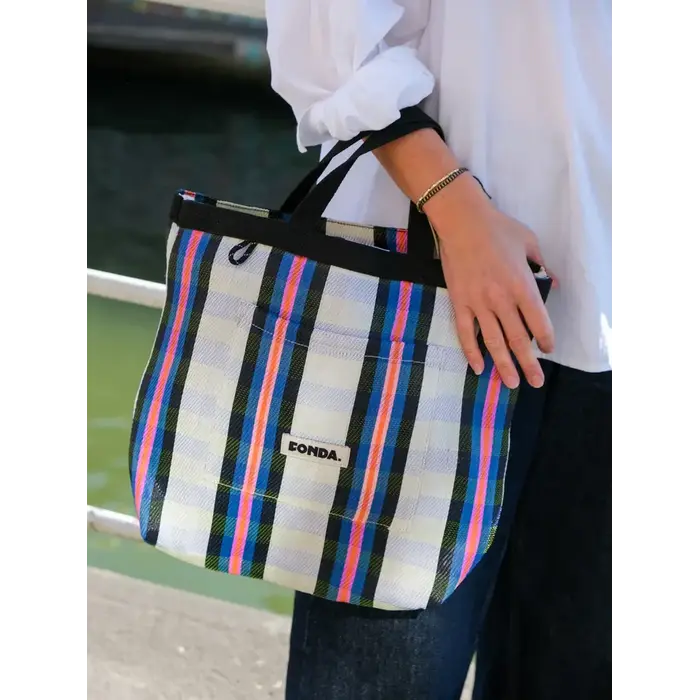 FONDA FONDA LUNCH BAG 008 (GROEN - BLAUW)