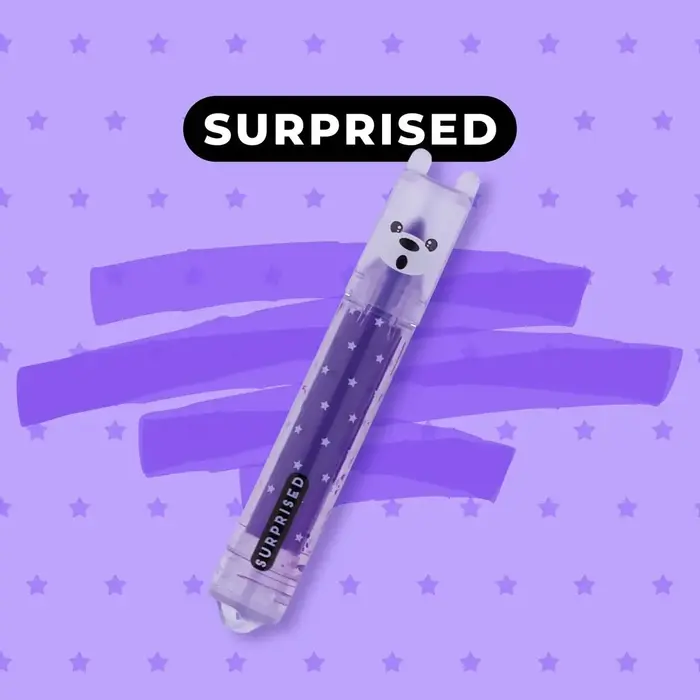 LEGAMI LEGAMI SET OF 6 MINI HIGHLIGHTERS TEDDY BEAR