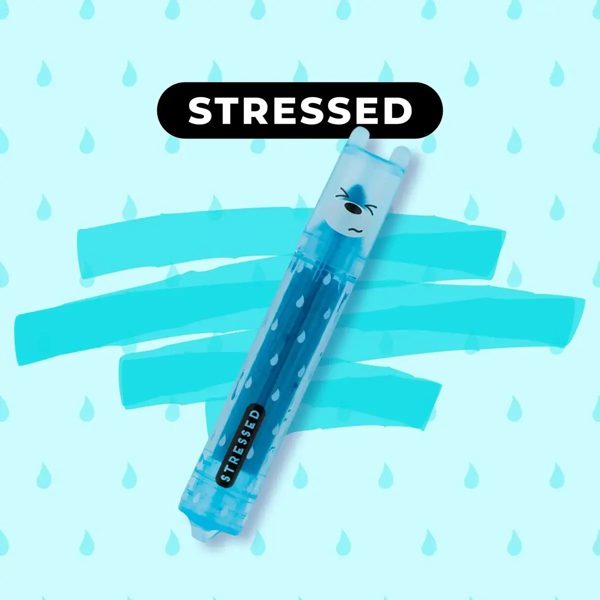 LEGAMI LEGAMI SET OF 6 MINI HIGHLIGHTERS TEDDY BEAR