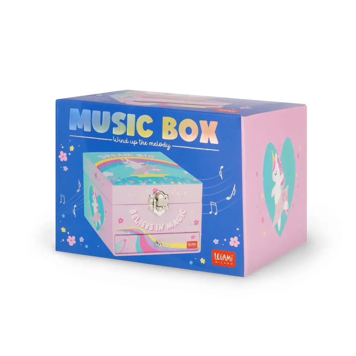 LEGAMI LEGAMI MUSIC JEWELLERY BOX UNICORN