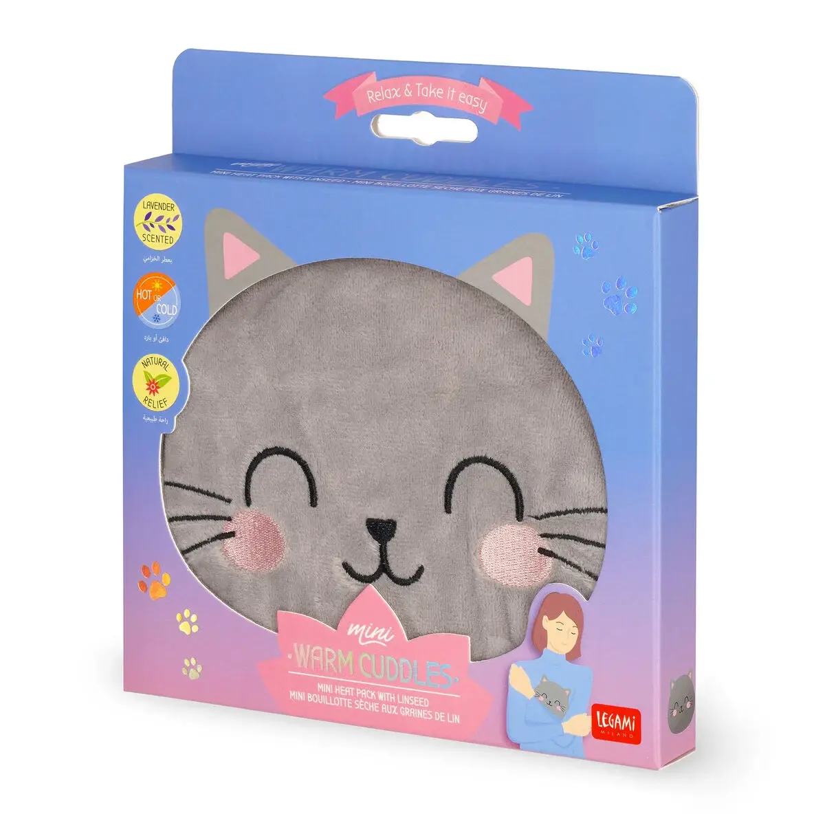 LEGAMI LEGAMI WARM CUDDLES HEAT PACK KITTY