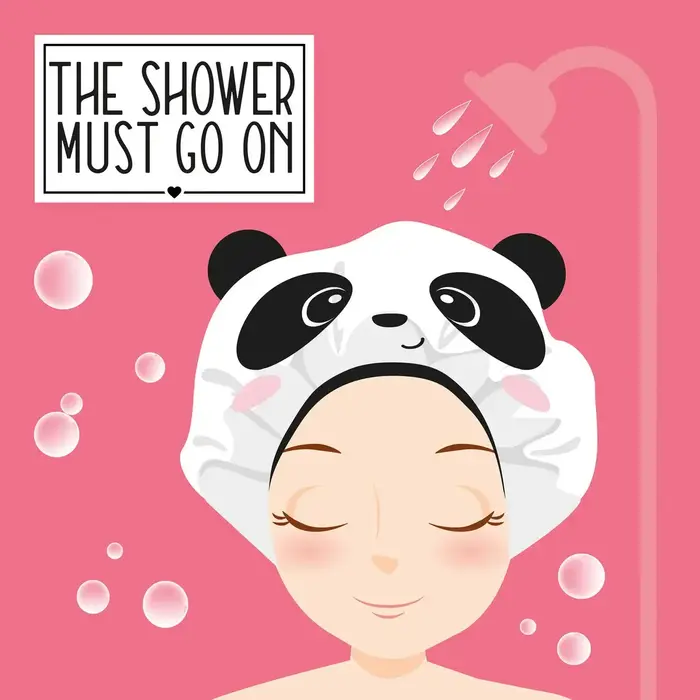 LEGAMI LEGAMI THE SHOWER MUST GO ON SHOWER CAP PANDA