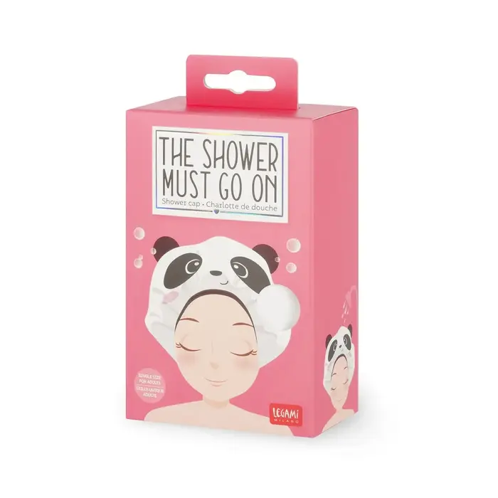LEGAMI LEGAMI THE SHOWER MUST GO ON SHOWER CAP PANDA