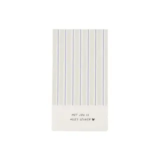 ZUSSS ZUSSS SERVETTEN  MET JOU IS ALLES LEUKER