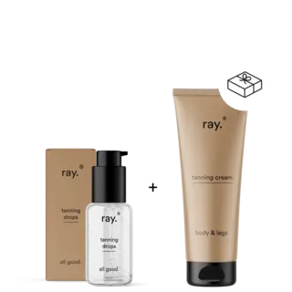 RAY RAY TANNING DROPS + GRATIS TANNING CREAM