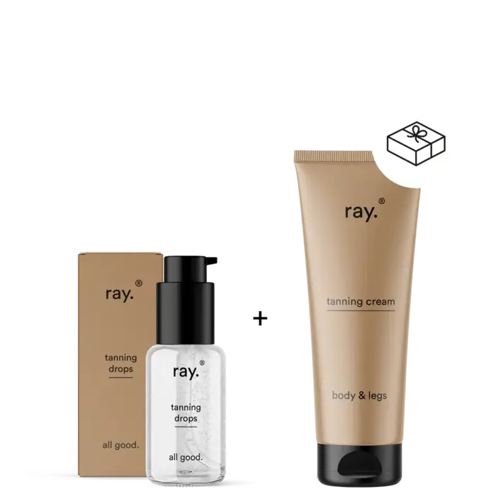 RAY RAY TANNING DROPS + GRATIS TANNING CREAM