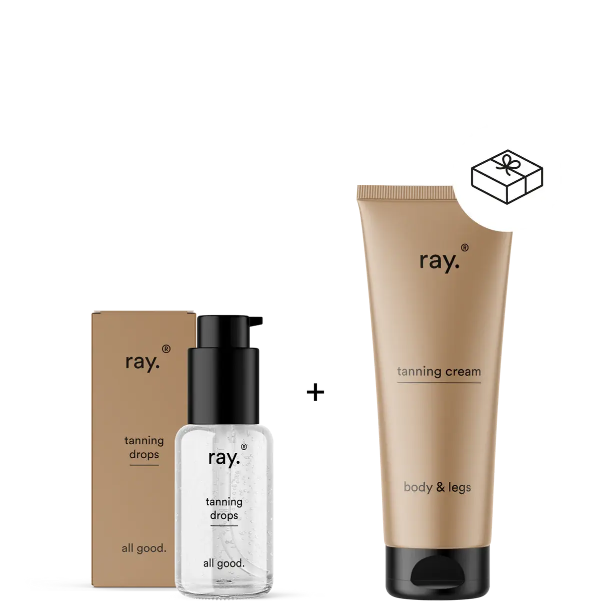 RAY RAY TANNING DROPS + GRATIS TANNING CREAM