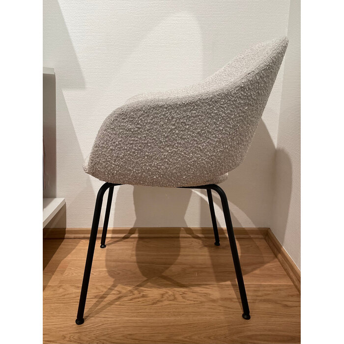 UNIT 14 UNIT 14 DINING CHAIR MONA - BOUCLE - SANTA CRUZ 801 - 4 LEGS