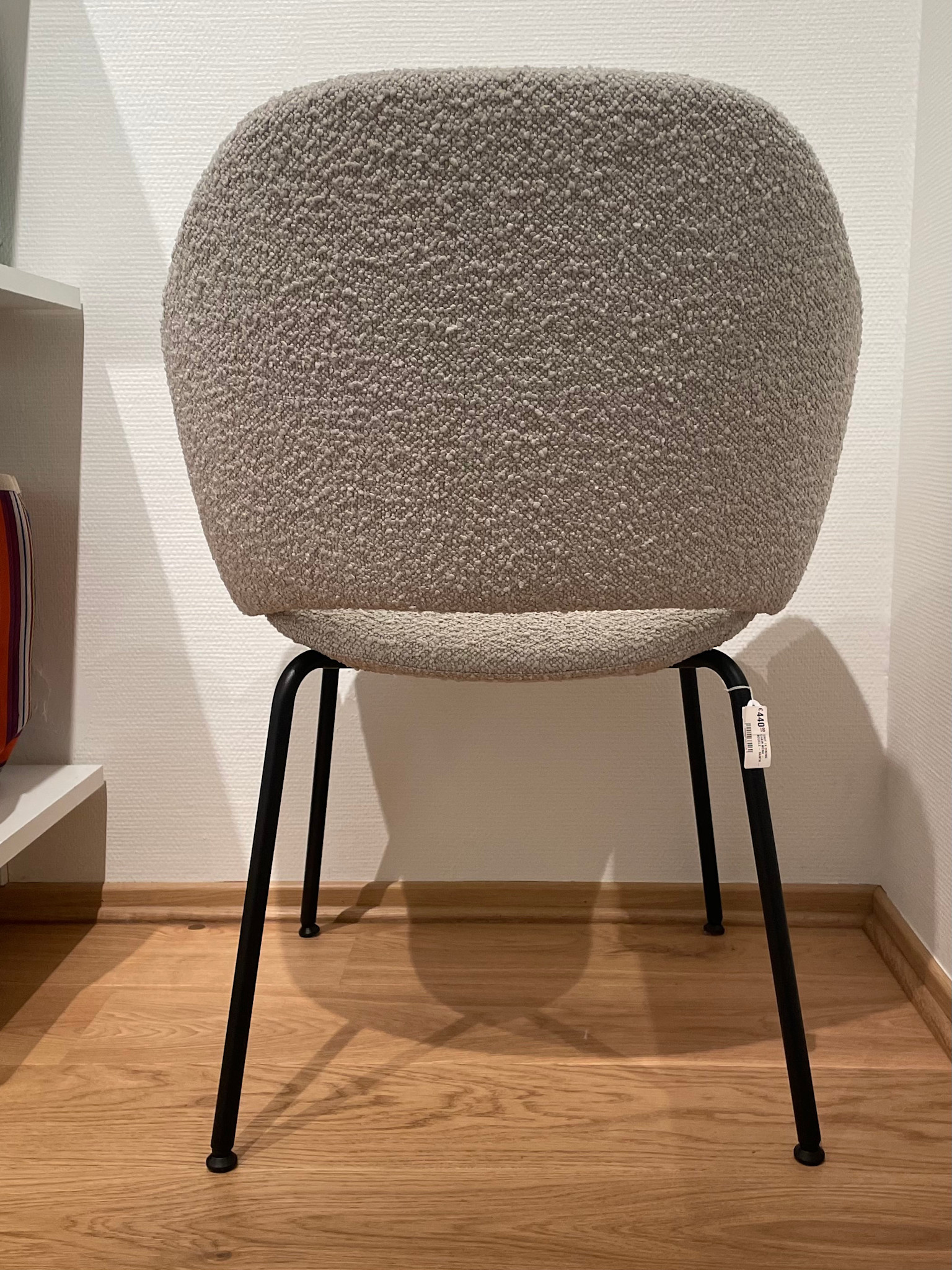 UNIT 14 UNIT 14 DINING CHAIR MONA - BOUCLE - SANTA CRUZ 801 - 4 LEGS