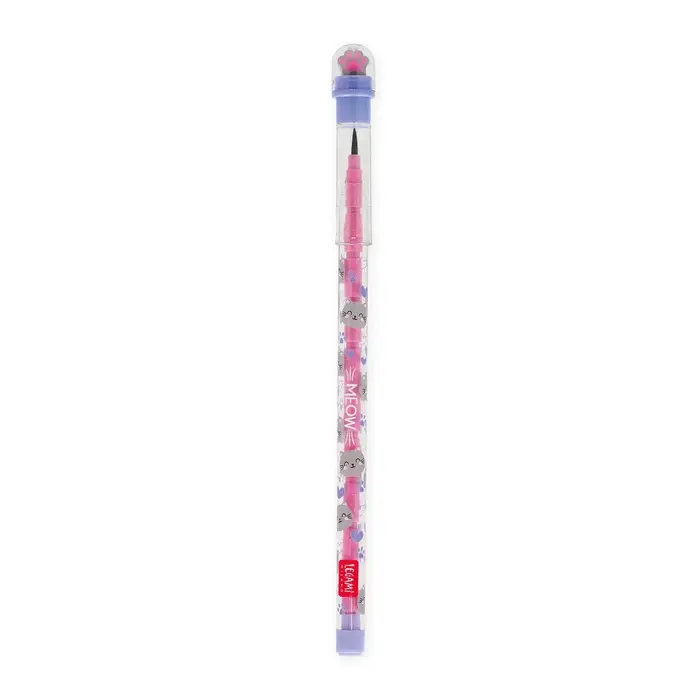 LEGAMI TAKE A TIP  STACKABLE PENCIL WITH ERASER KITTY