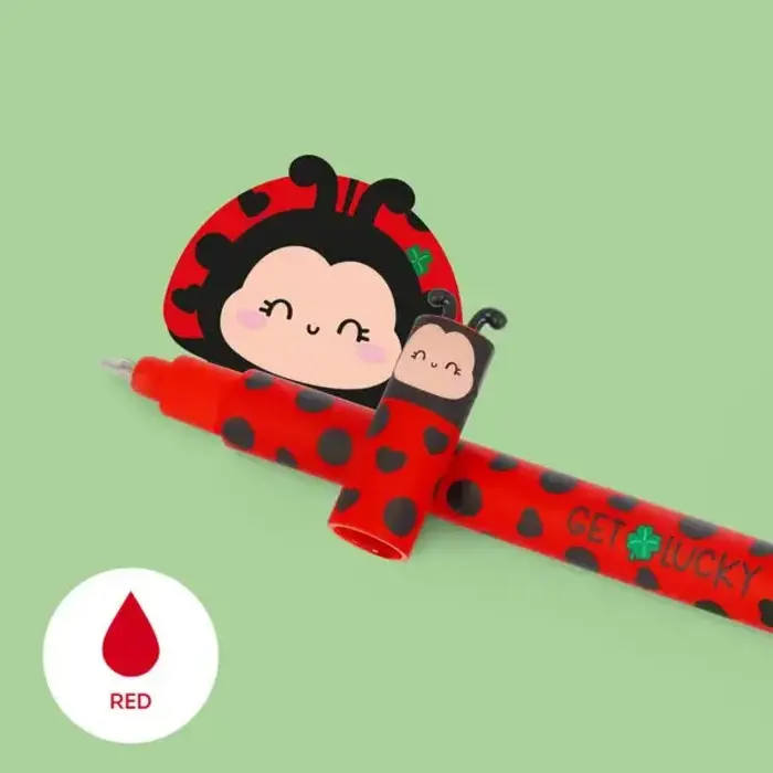 LEGAMI LEGAMI ERASABLE GEL PEN LADYBUG