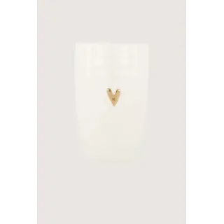 ZUSSS ZUSSS MOK L HARTJE WIT/GOUD