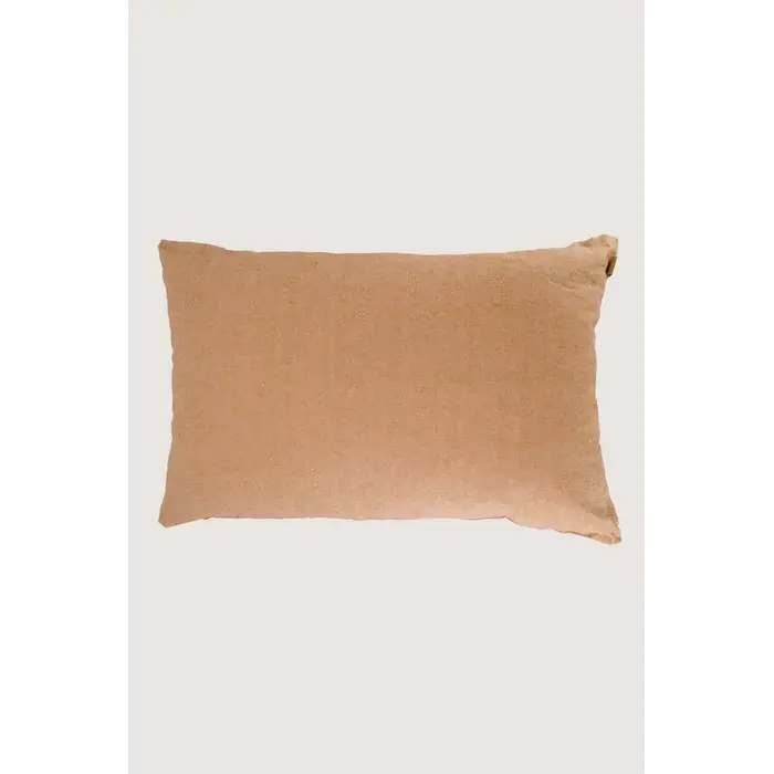 ZUSSS ZUSSS KUSSEN STREEP KATOEN/VELVET 60X40CM ROZE