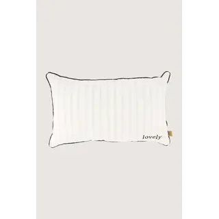 ZUSSS ZUSSS KUSSEN STREEP LOVELY 50X30CM OFF WHITE / ZAND
