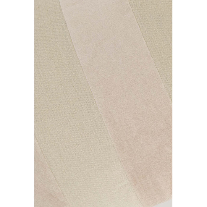 ZUSSS ZUSSS KUSSEN STREEP KATOEN/VELVET 60X40CM ZAND