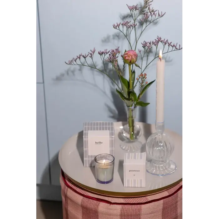 ZUSSS ZUSSS GEURKAARS GLAS IN DOOSJE GENIETENNN BLAUW / OKER