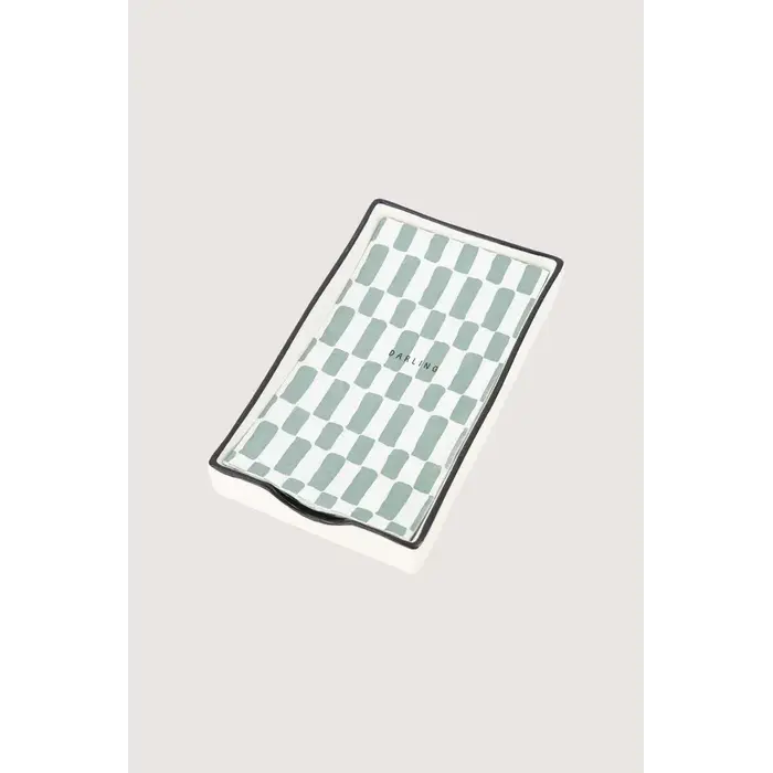 ZUSSS ZUSSS SERVETHOUDER RECHTHOEK KERAMIEK WIT