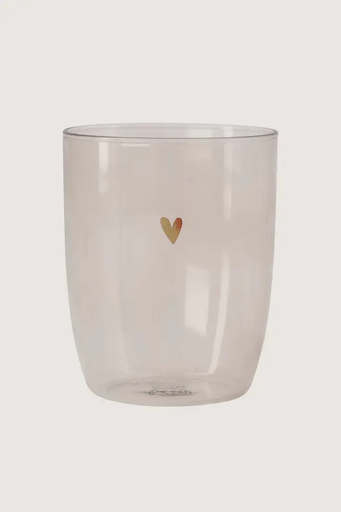 ZUSSS ZUSSS DRINKGLAS HARTJE ZAND