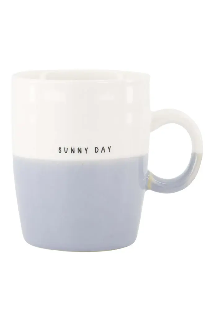 ZUSSS ZUSSS THEEMOK SUNNY DAY WIT / LICHTBLAUW