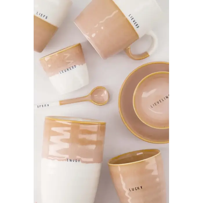 ZUSSS ZUSSS THEEMOK LIEVERD WIT / ROZE