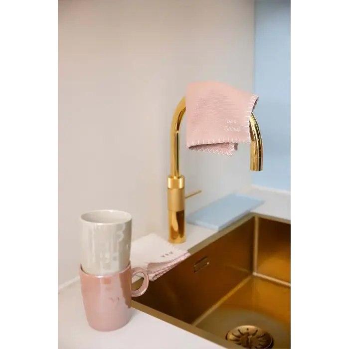 ZUSSS ZUSSS THEEMOK PARELMOER HARTJE ROZE