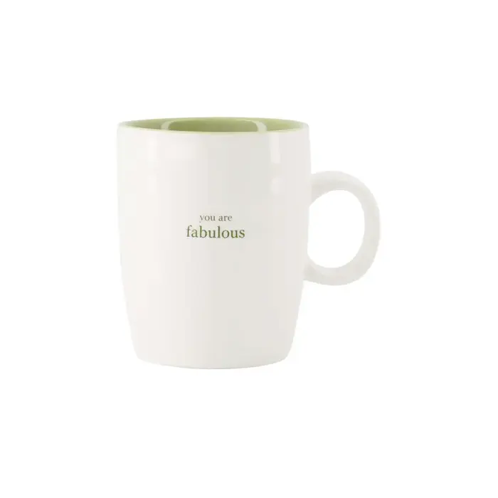 ZUSSS ZUSSS THEEMOK YOU ARE FABULOUS WIT / LICHTGROEN