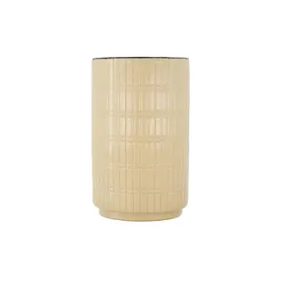 ZUSSS ZUSSS VAAS KERAMIEK RELIEF LOVELY ZAND