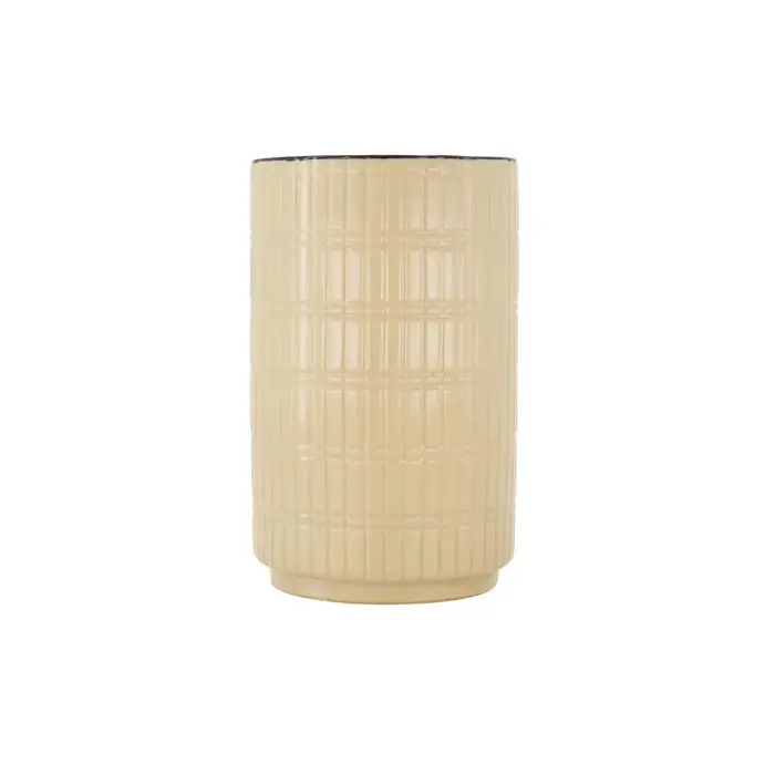 ZUSSS ZUSSS VAAS KERAMIEK RELIEF LOVELY ZAND