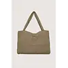 ZUSSS NYLON SHOPPER BULKY SOFT SAND