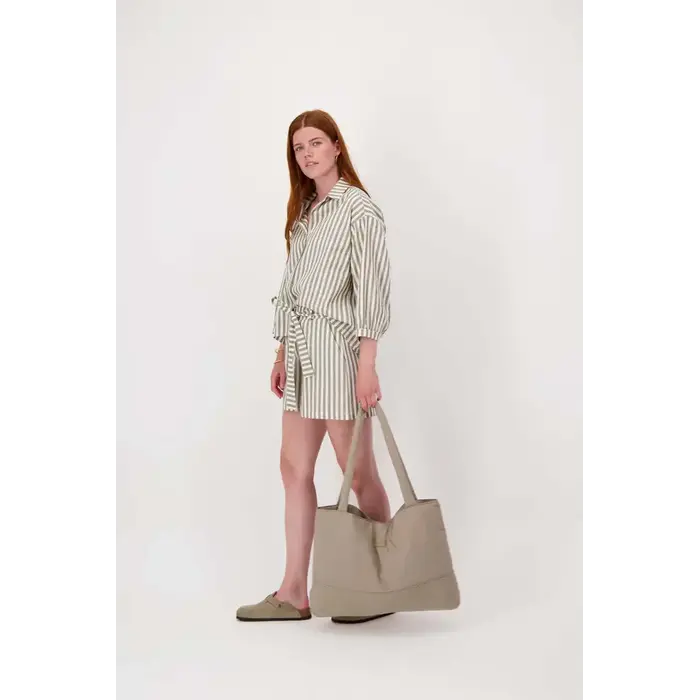 ZUSSS ZUSSS NYLON SHOPPER BULKY SOFT SAND