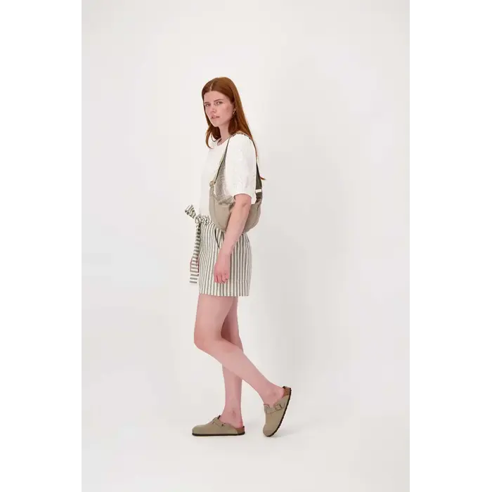 ZUSSS ZUSSS NYLON FANNY PACK SOFT SAND