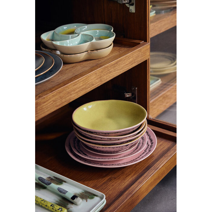 HK LIVING 70S CERAMICS SIDE PLATE BUBBLE