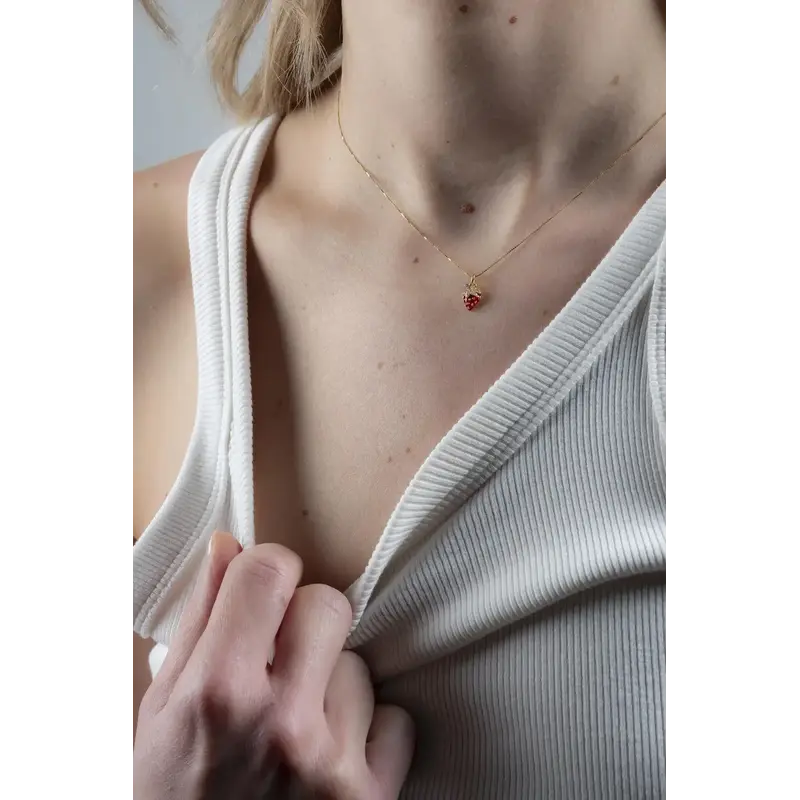 MURIELLE PERROTTI PERROTTI SWEET KETTING GOLD RED