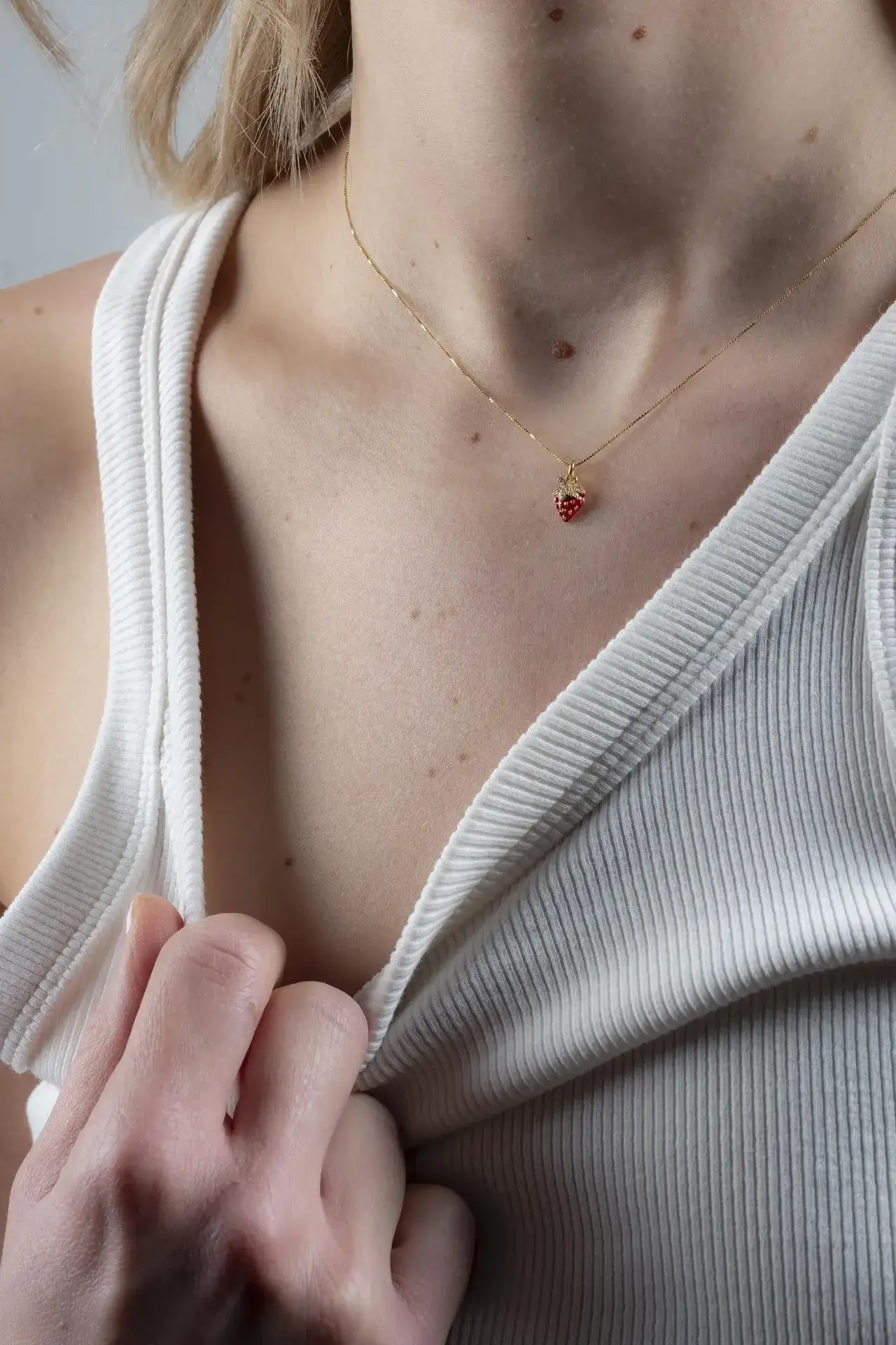 MURIELLE PERROTTI PERROTTI SWEET KETTING GOLD RED